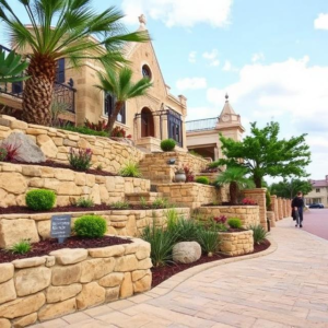 retaining wall construction san antonio